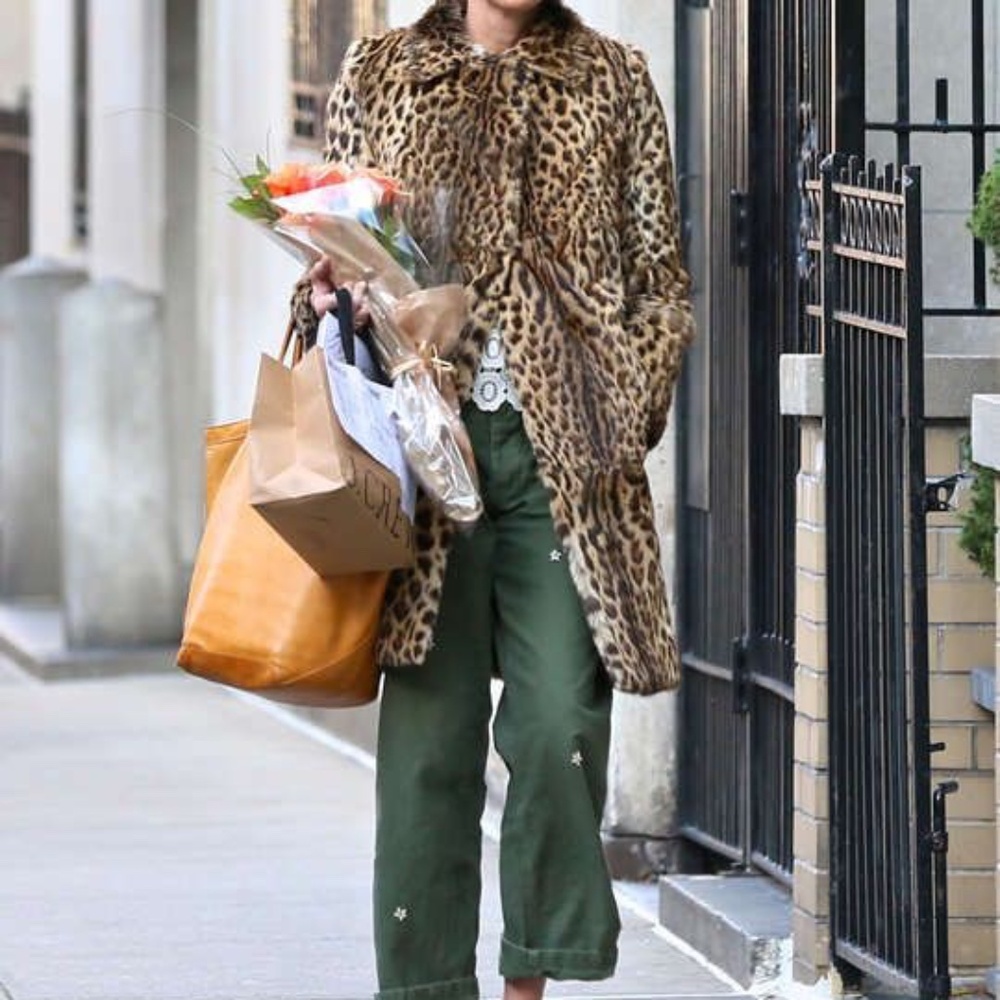 JCrew Vintage Leopard Coat